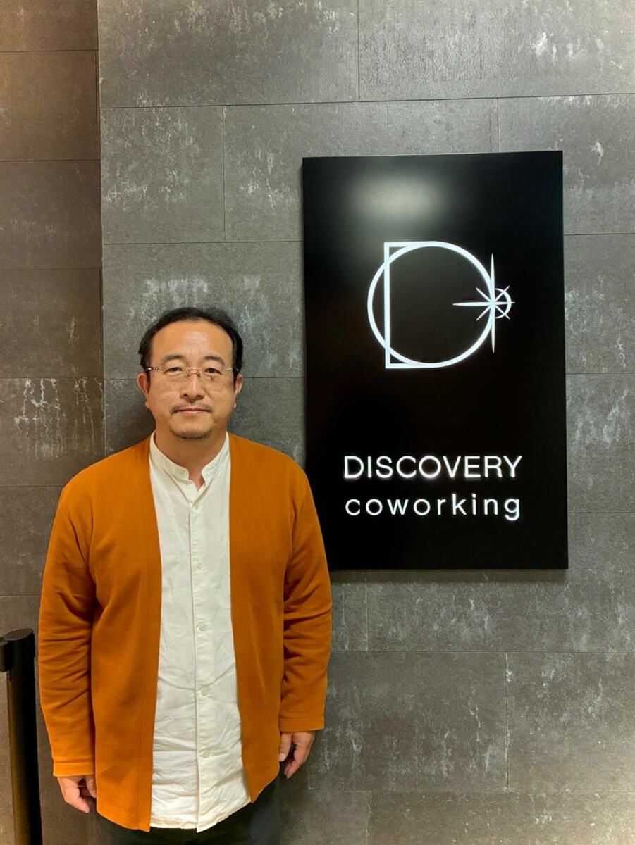 レンタルオフィスに入居する企業のインタビュー時の写真